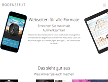 Tablet Screenshot of bodensee-it.com